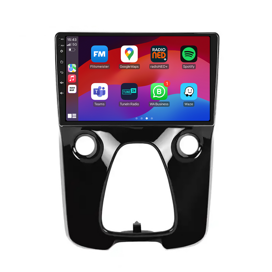 Toyota Aygo | Autoradio | CarPlay & Android Auto | Android 15.0 | 2014 t/m 2024