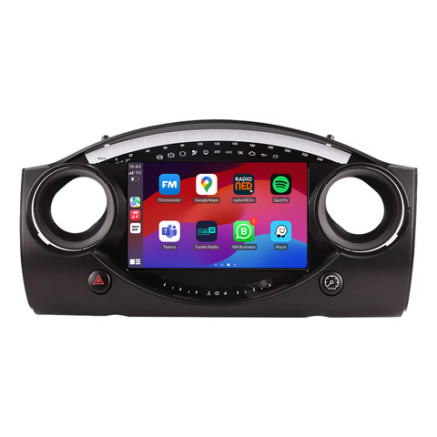 Mini cooper R52 | Autoradio | CarPlay & Android Auto | Android 15.0 | 2000 t/m 2007