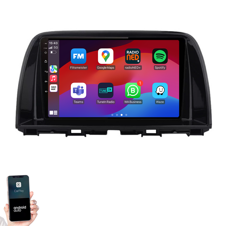 Mazda CX-5 | Autoradio | 2012 t/m 2015 | Android 15 | Apple CarPlay & Android Auto