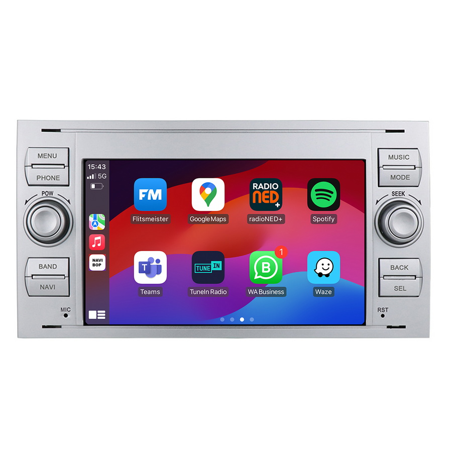 Ford Galaxy | Autoradio | CarPlay & Android Auto | Android 15.0 | 2005 t/m 2010