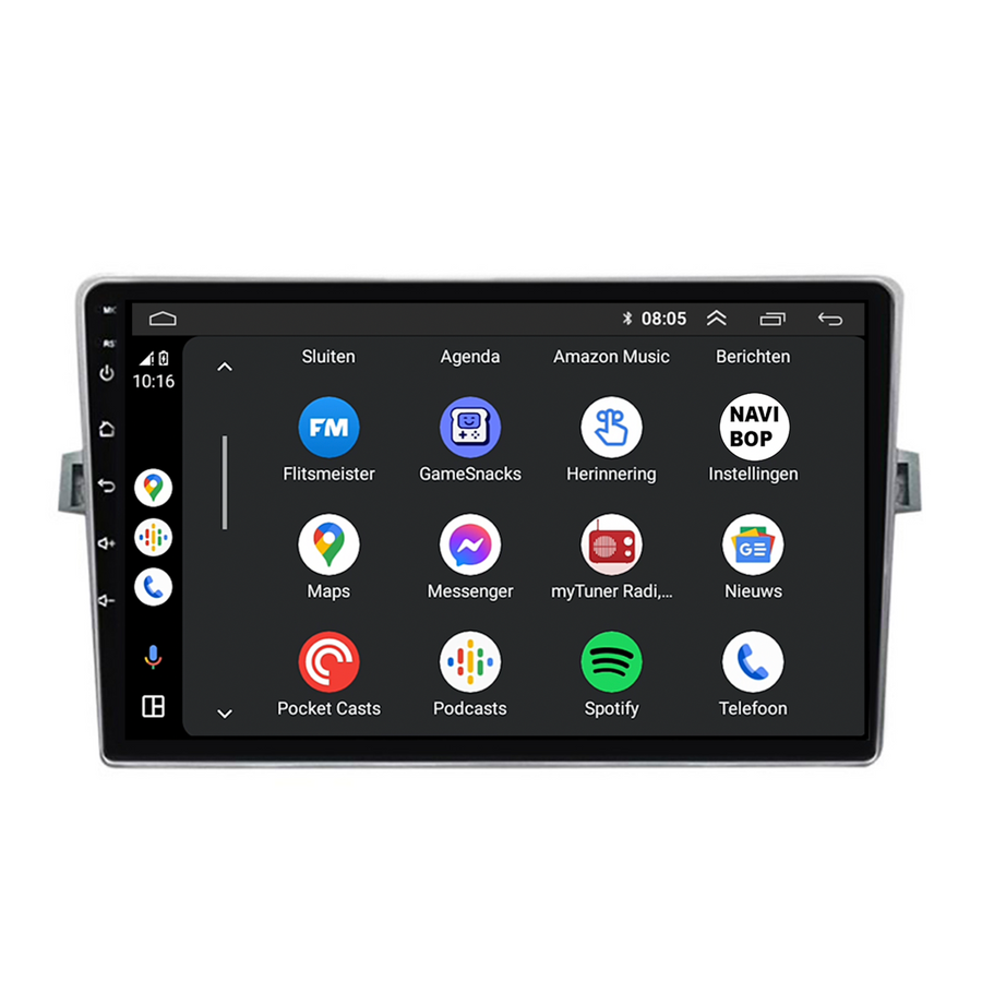 Toyota Corolla | Autoradio | CarPlay & Android Auto | Android 15.0 | 2004 t/m 2010