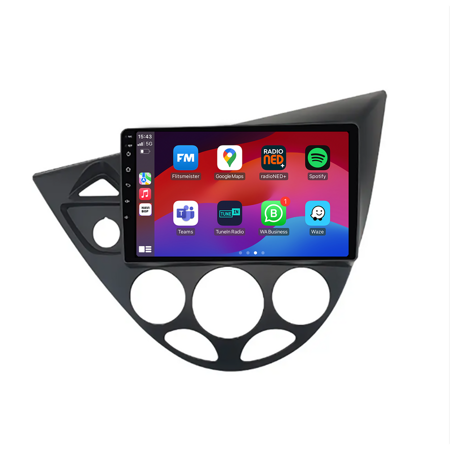 Ford Focus | Autoradio | CarPlay & Android Auto | Android 15.0 | 1998 t/m 2005