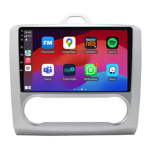 Ford Focus | Autoradio | CarPlay & Android Auto | Android 15.0 | 2004 t/m 2012