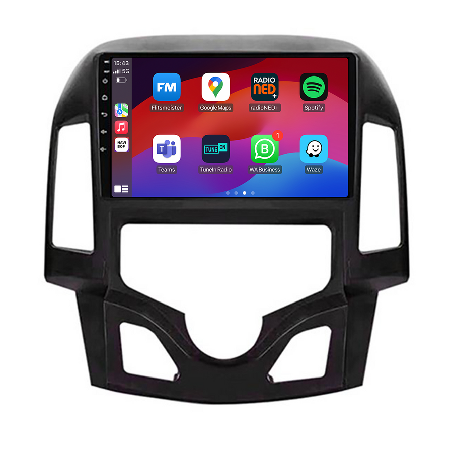 Hyundai I30 | Autoradio | CarPlay & Android Auto | Android 15.0 | 2007 t/m 2013