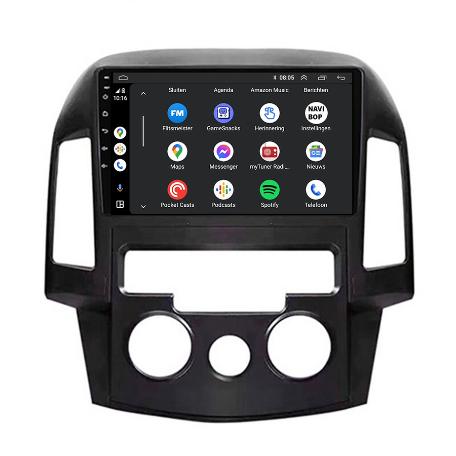 Hyundai I30 | Autoradio | CarPlay & Android Auto | Android 15.0 | 2007 t/m 2014