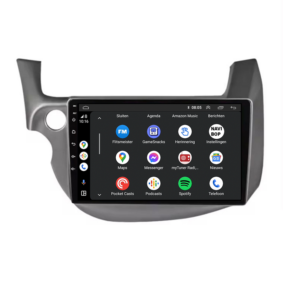 Honda Jazz | Autoradio | CarPlay & Android Auto | Android 15.0 | 2007 t/m 2015