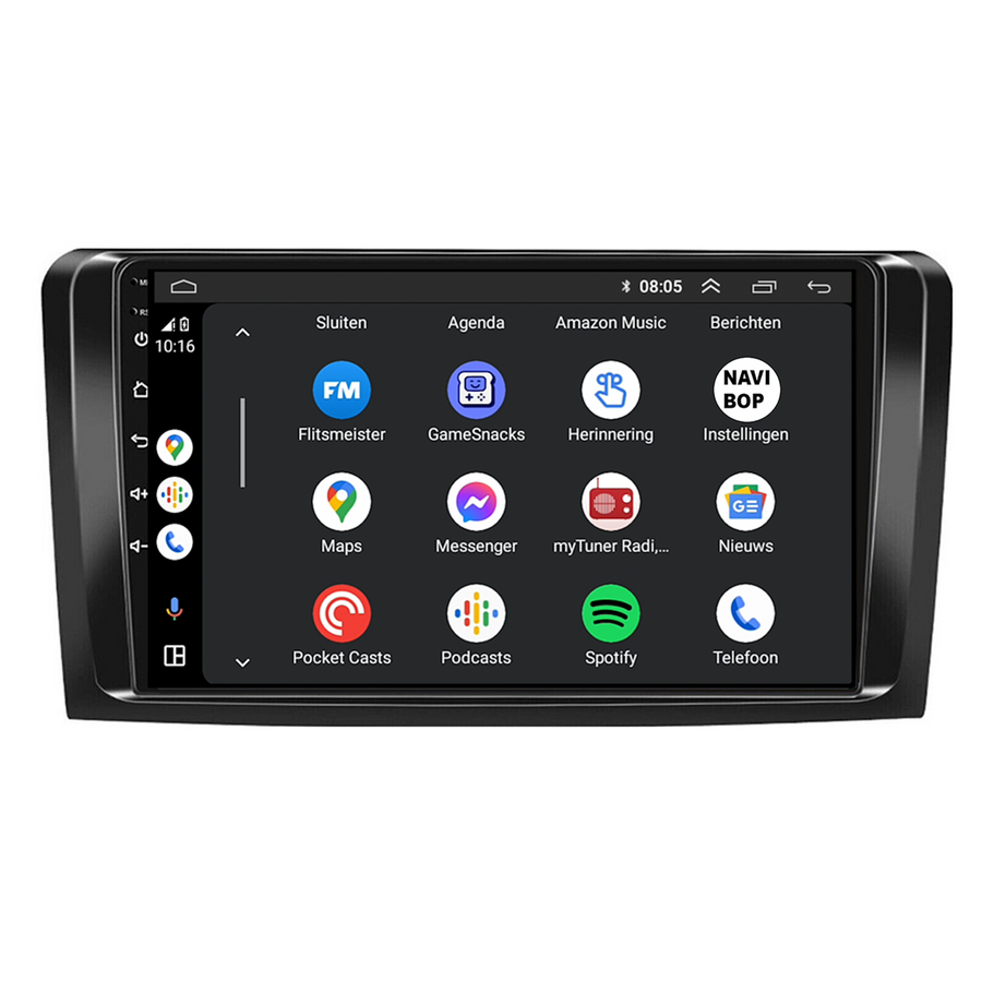 Mercedes GL-Klasse | Autoradio | CarPlay & Android Auto | Android 15.0 | 2005 t/m 2011