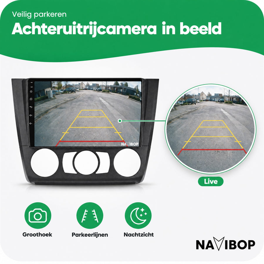 BMW 1-SERIE Versie 1 | Autoradio | CarPlay & Android Auto | Android 15.0 | 2005 t/m 2013