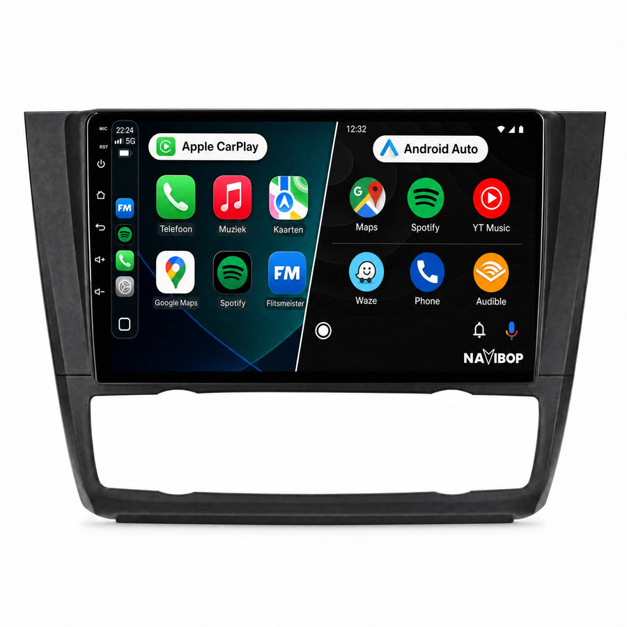 BMW 1-SERIE Versie 3 | Autoradio | CarPlay & Android Auto | Android 15.0 | 2005 t/m 2013