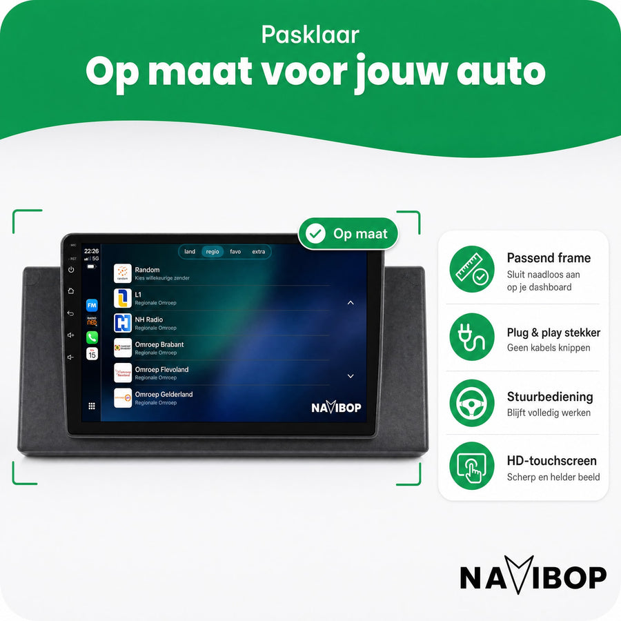 BMW X5 5-SERIE | Autoradio | CarPlay & Android Auto | Android 15.0 | 1995 t/m 2006