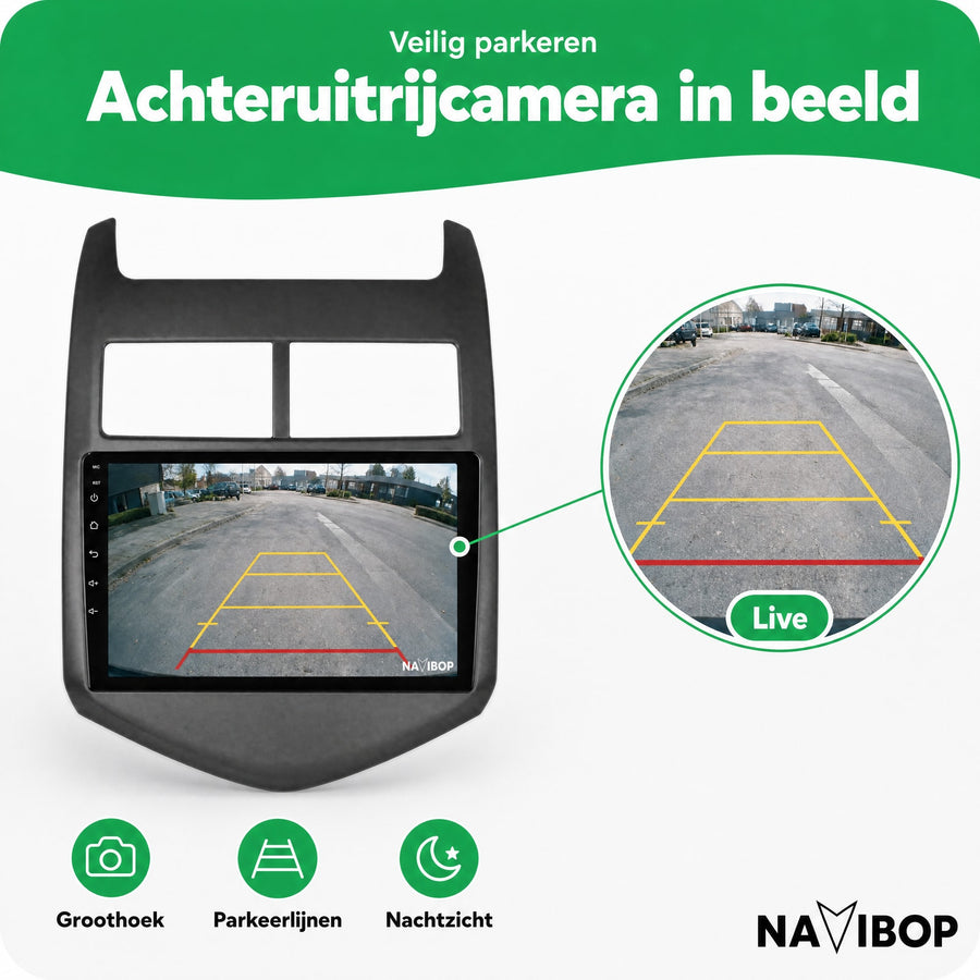Chevrolet Aveo | Autoradio | CarPlay & Android Auto | Android 15.0 | 2011 t/m 2015