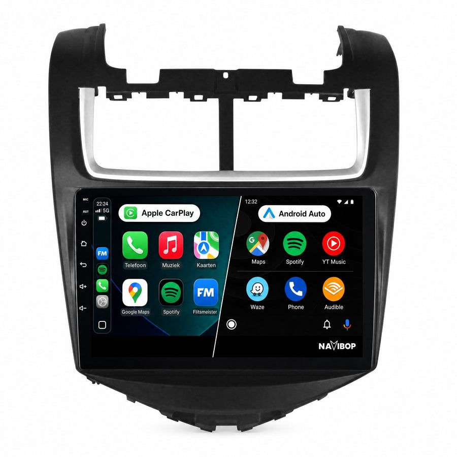 Chevrolet Aveo | Autoradio | CarPlay & Android Auto | Android 15.0 | 2011 t/m 2017