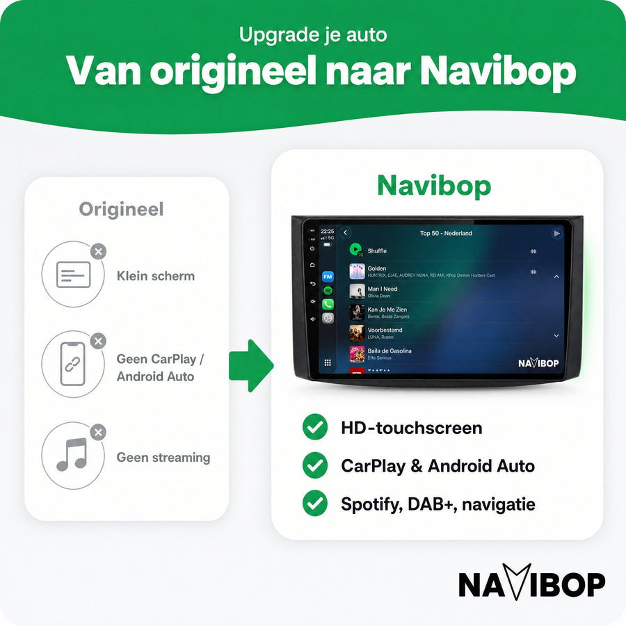 Chevrolet Aveo Captiva | Autoradio | CarPlay & Android Auto | Android 15.0 | 2006 t/m 2011