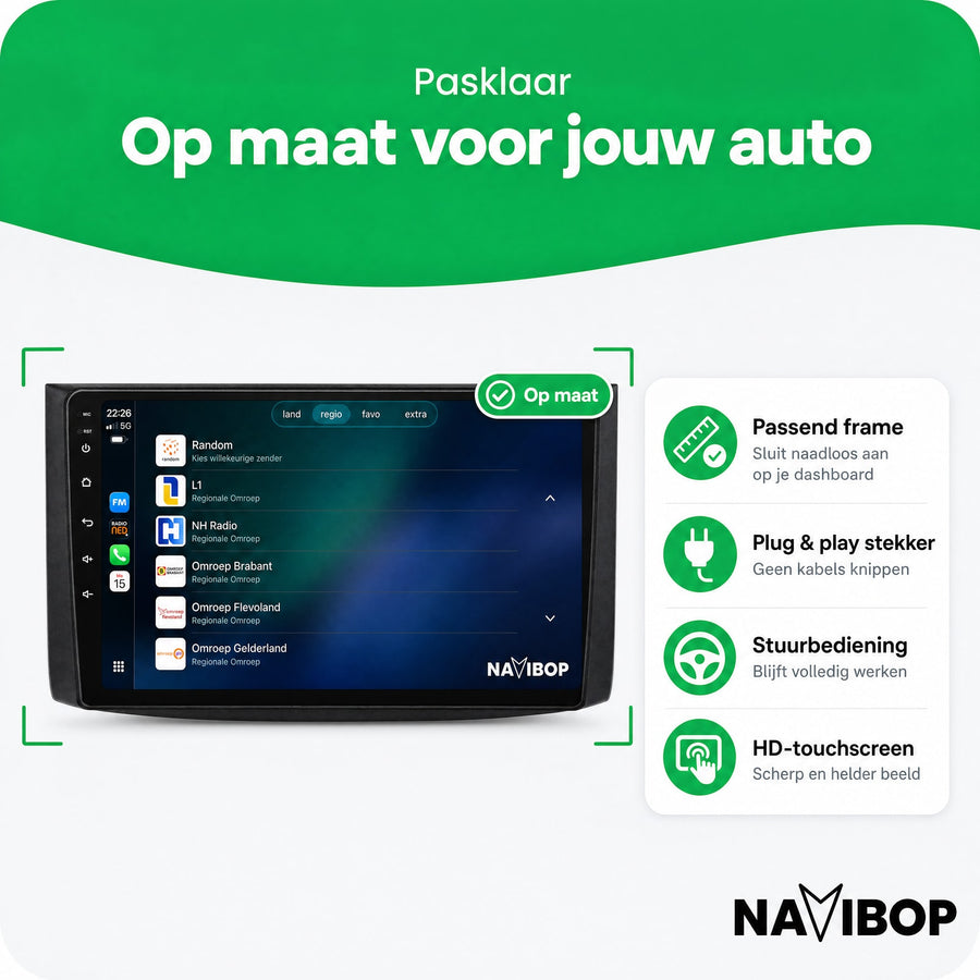 Chevrolet Aveo Captiva | Autoradio | CarPlay & Android Auto | Android 15.0 | 2006 t/m 2011