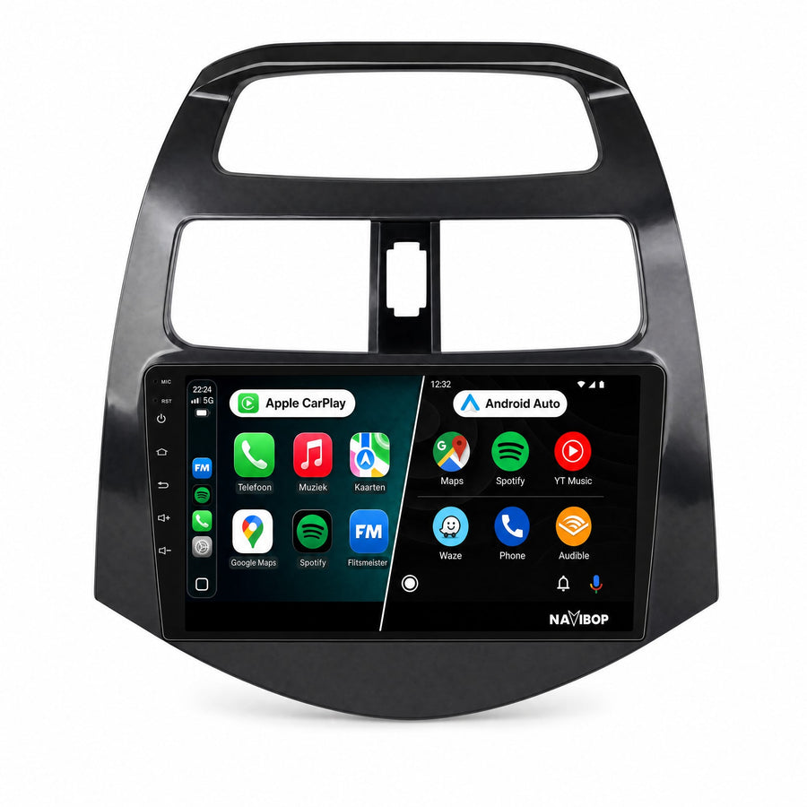 Chevrolet Spark | Autoradio | CarPlay & Android Auto | Android 15.0 | 2009 t/m 2015