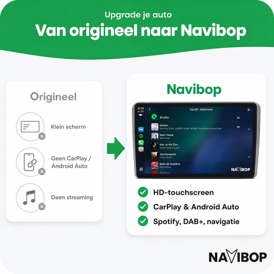 Citroën C3 | Autoradio | CarPlay & Android Auto | Android 15.0 | 2000 t/m 2024
