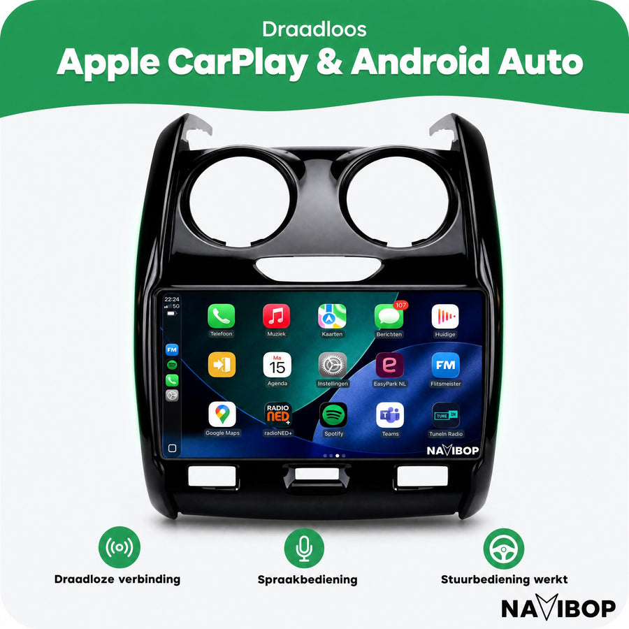 Dacia Duster | Autoradio | CarPlay & Android Auto | Android 15.0