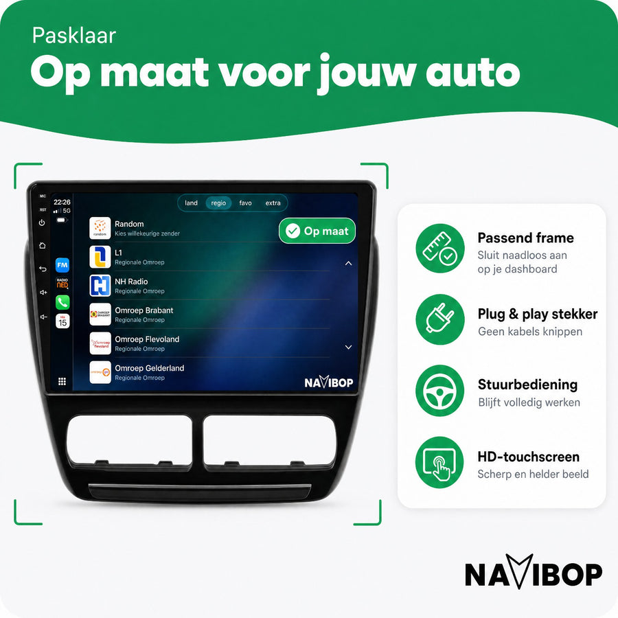 Fiat Doblo | Autoradio | CarPlay & Android Auto | Android 15.0