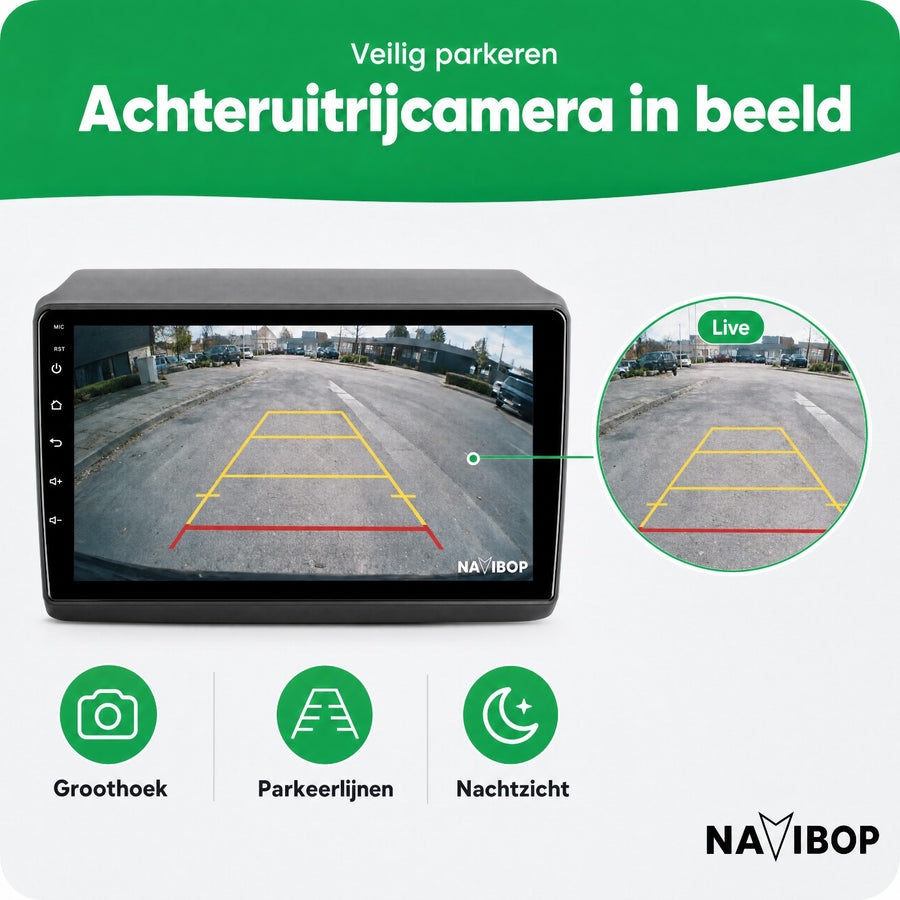 Fiat Ducato | Autoradio | CarPlay & Android Auto | Android 15.0 | 2006 t/m 2013