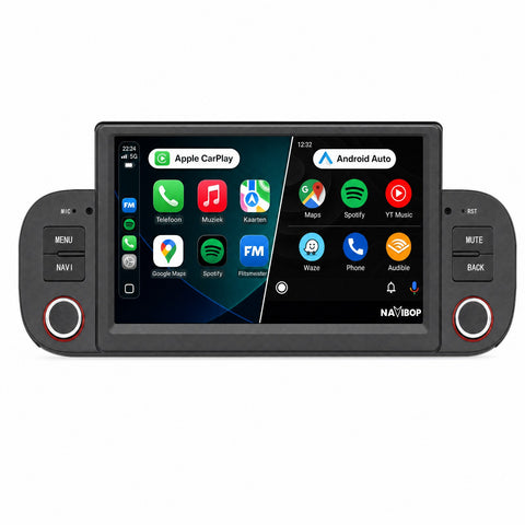 Fiat Panda | Autoradio | CarPlay & Android Auto | Android 15.0 | 2013 t/m 2020