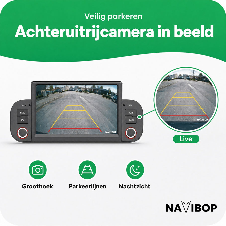 Fiat Panda | Autoradio | CarPlay & Android Auto | Android 15.0 | 2013 t/m 2020