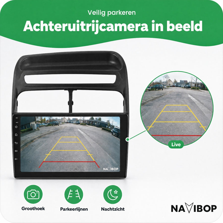 Fiat Punto Linea | Autoradio | CarPlay & Android Auto | Android 15.0 | 2007 t/m 2012