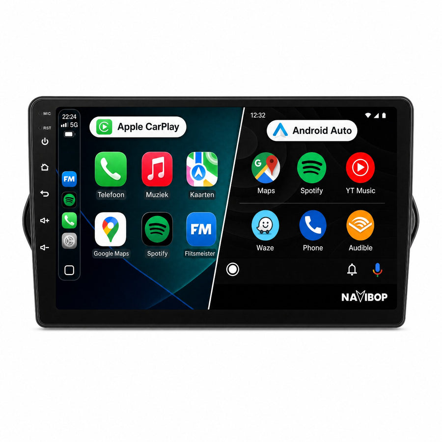 Fiat Tipo | Autoradio | CarPlay & Android Auto | Android 15.0 | 2015 t/m 2020