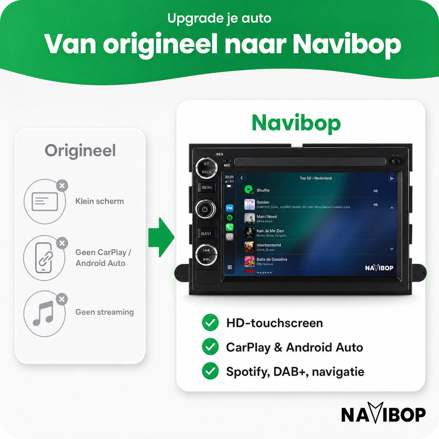 Ford F150 | Autoradio | CarPlay & Android Auto | Android 15.0 | 2003 t/m 2007