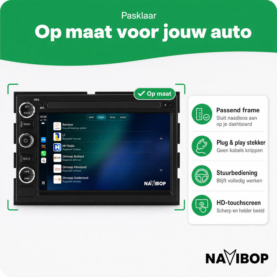 Ford F150 | Autoradio | CarPlay & Android Auto | Android 15.0 | 2003 t/m 2007