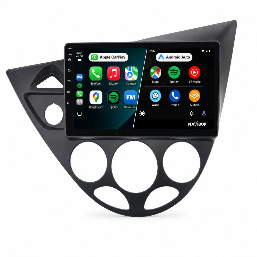 Ford Focus | Autoradio | CarPlay & Android Auto | Android 15.0 | 1998 t/m 2005