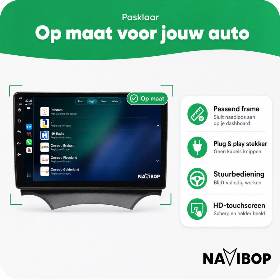 Ford Ka | Autoradio | CarPlay & Android Auto | Android 15.0 | 2000 t/m 2020