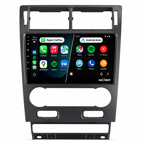 Ford Mondeo | Autoradio | CarPlay & Android Auto | Android 15.0 | 2007 t/m 2010