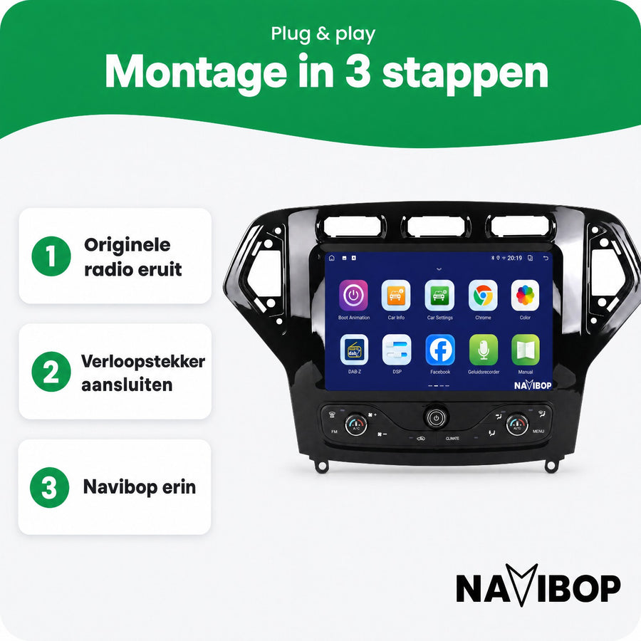 Ford Mondeo Frme | Autoradio | CarPlay & Android Auto | Android 15.0