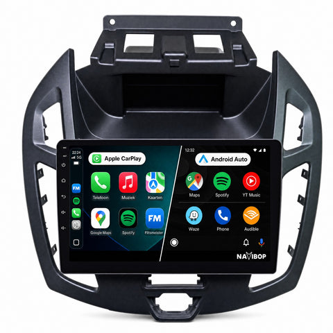 Ford Transit Connect | Autoradio | CarPlay & Android Auto | Android 15.0 | 2013 t/m 2024