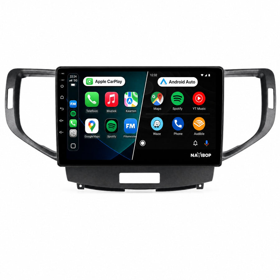 Honda Accord | Autoradio | CarPlay & Android Auto | Android 15.0 | 2008 t/m 2012