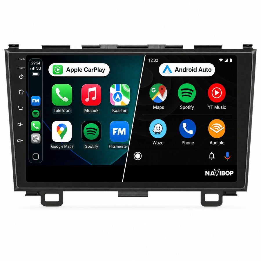 Honda Crv | Autoradio | CarPlay & Android Auto | Android 15.0 | 2006 t/m 2012
