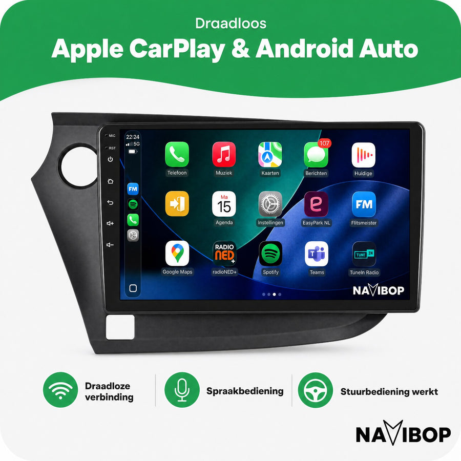 Honda Insight | Autoradio | CarPlay & Android Auto | Android 15.0