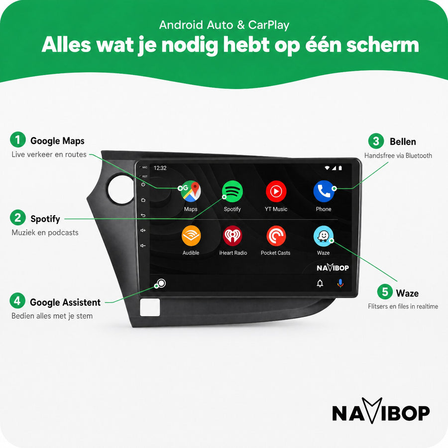 Honda Insight | Autoradio | CarPlay & Android Auto | Android 15.0