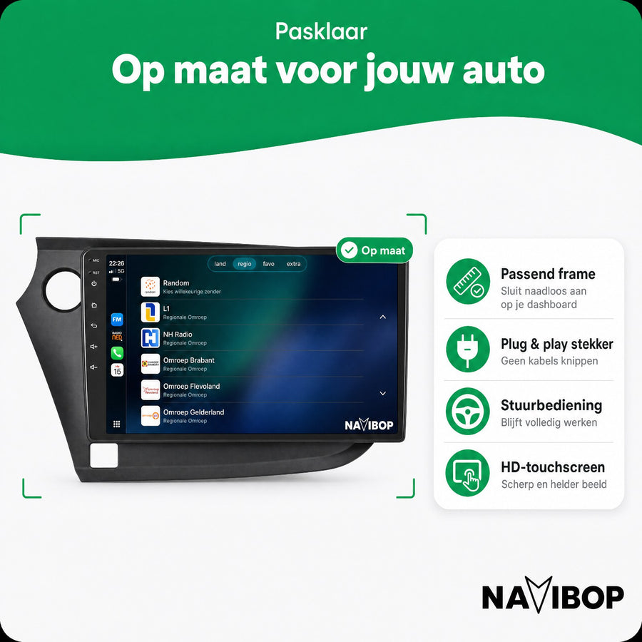 Honda Insight | Autoradio | CarPlay & Android Auto | Android 15.0
