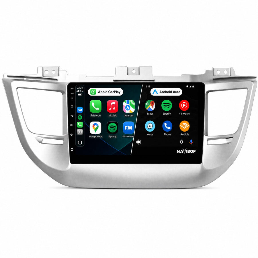 Hyundai Tucson | Autoradio | CarPlay & Android Auto | Android 15.0 | 2009 t/m 2017
