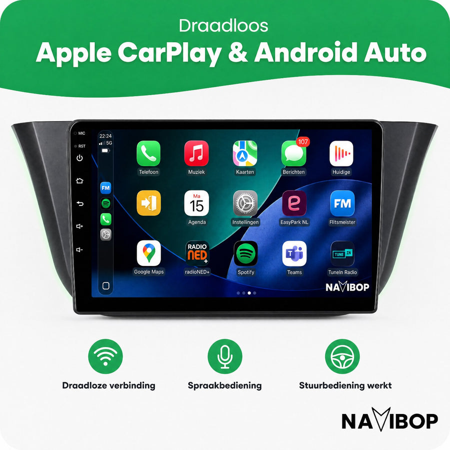 Iveco Daily | Autoradio | CarPlay & Android Auto | Android 15.0 | 2013 t/m 2021