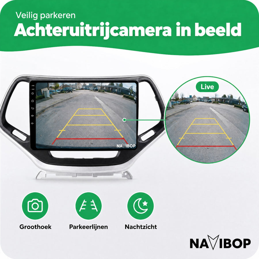 Jeep Cherokee | Autoradio | CarPlay & Android Auto | Android 15.0