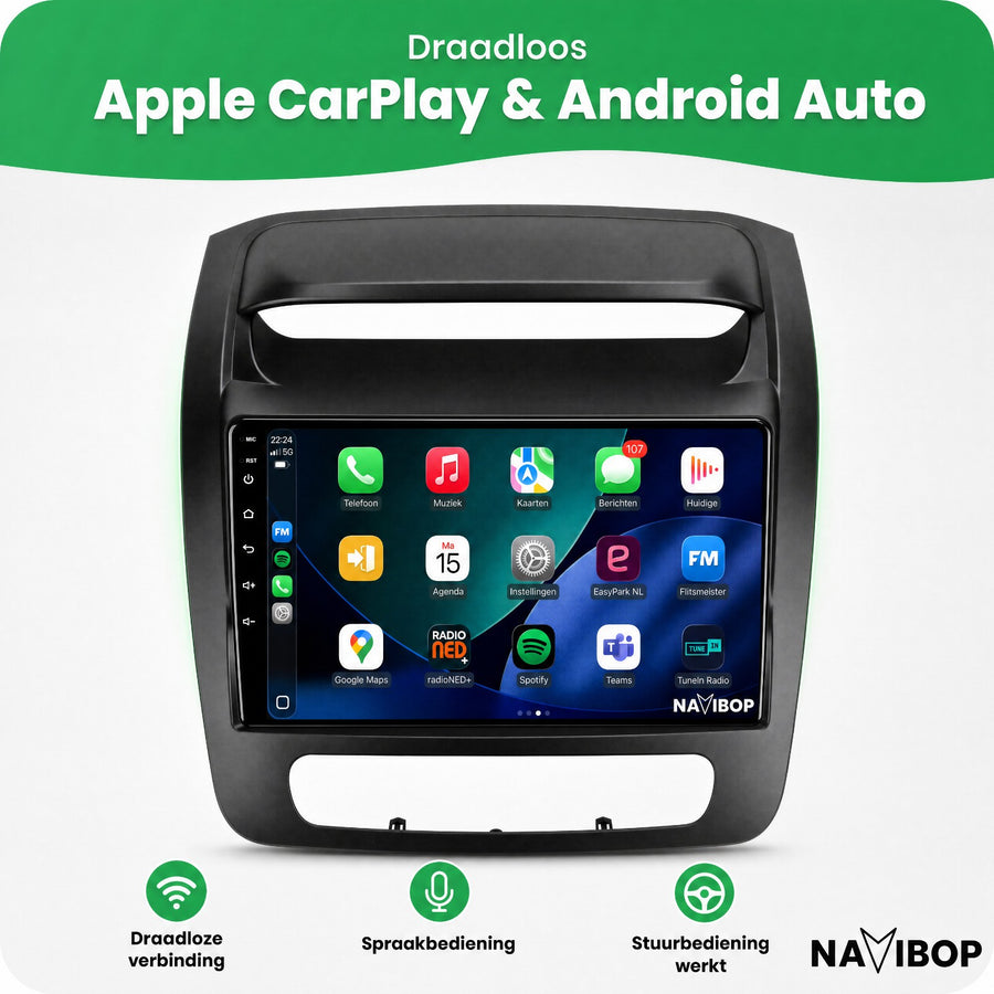 Kia Sorento | Autoradio | CarPlay & Android Auto | Android 15.0 | 2012 t/m 2016