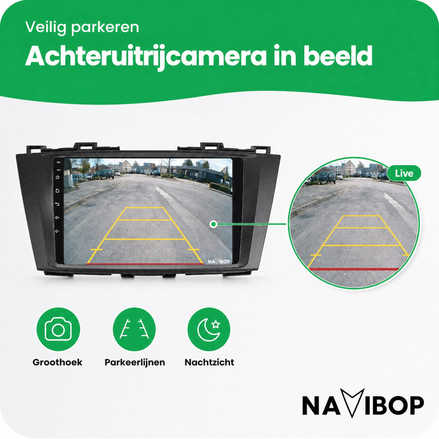 Mazda 5 | Autoradio | CarPlay & Android Auto | Android 15.0 | 2010 t/m 2015