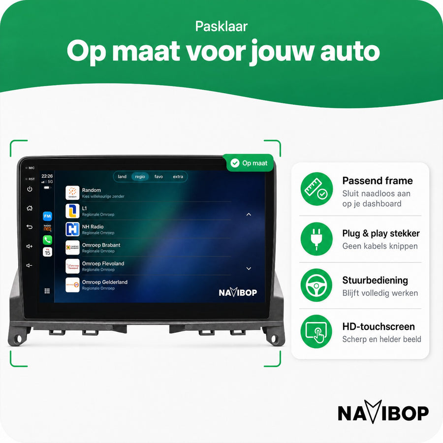 Mercedes C Klasse W204 | Autoradio | CarPlay & Android Auto | Android 15.0