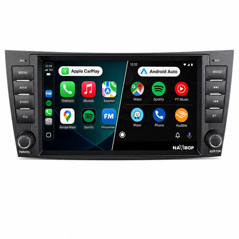 Mercedes E-klasse Cls-klasse W211 | Autoradio | CarPlay & Android Auto | Android 15.0