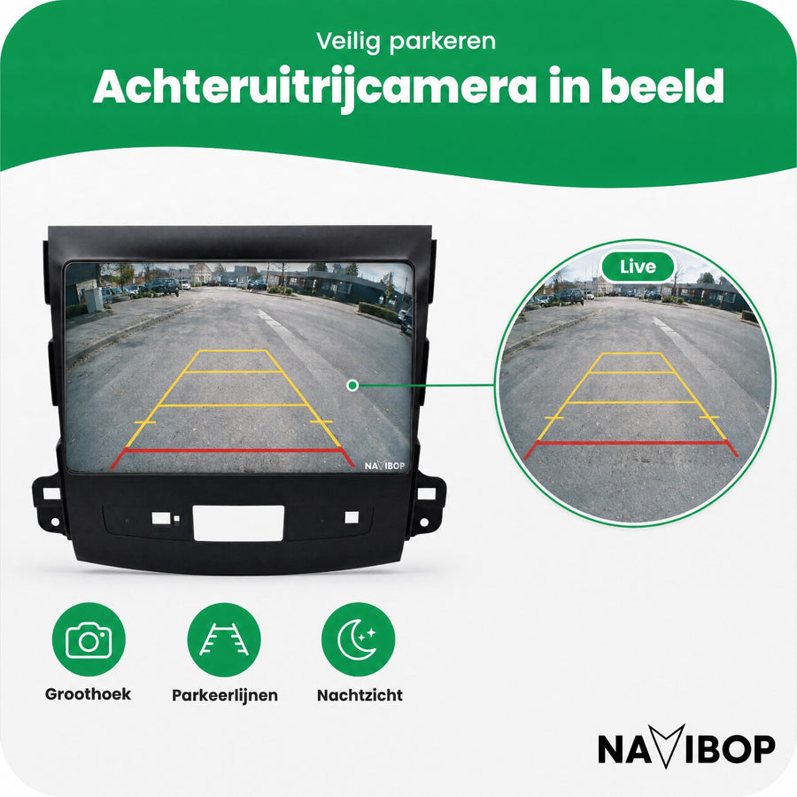 Mitsubishi Outlander | Autoradio | CarPlay & Android Auto | Android 15.0 | 2005 t/m 2012