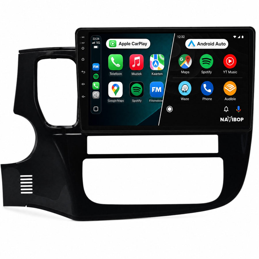 Mitsubishi Outlander 9" * * Versie 1 | Autoradio | CarPlay & Android Auto | Android 15.0 | 2012 t/m 2018
