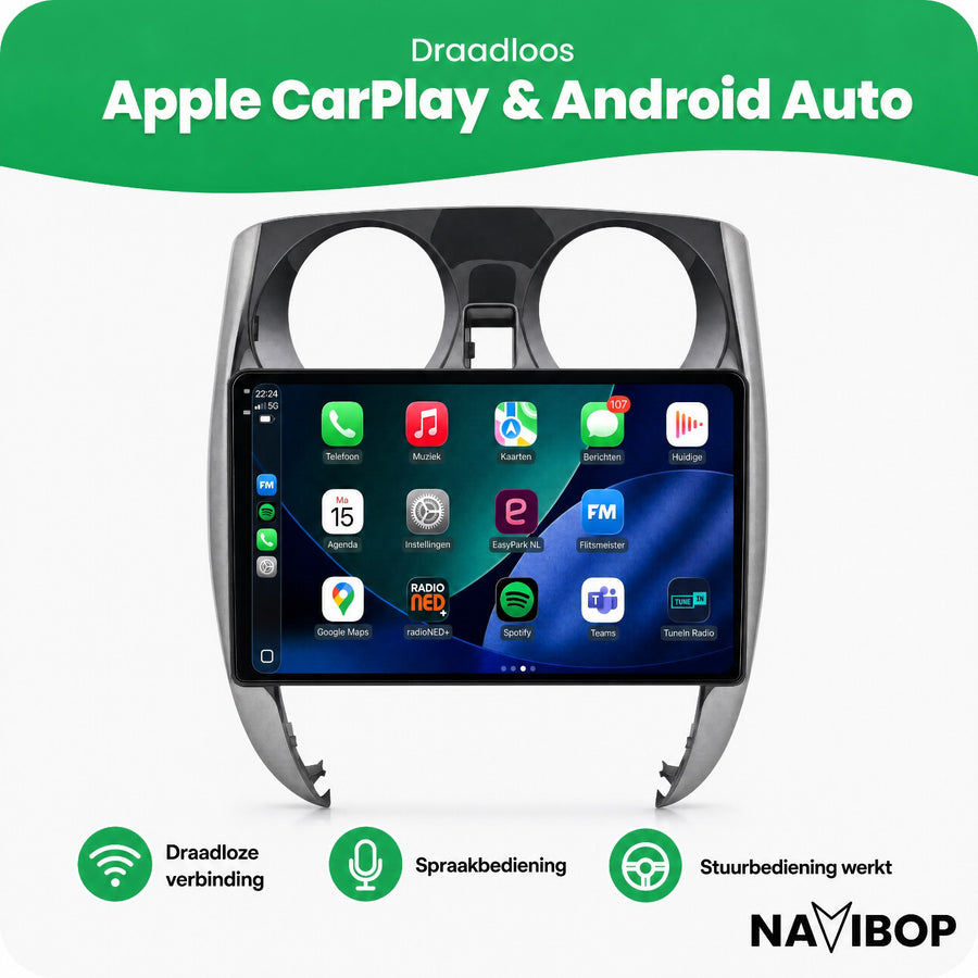 Nissan Note | Autoradio | CarPlay & Android Auto | Android 15.0