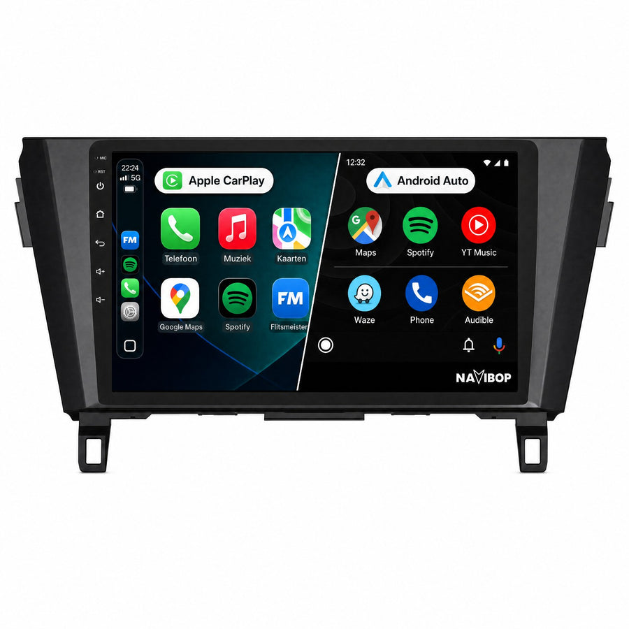 Nissan Qashqai X-trail | Autoradio | CarPlay & Android Auto | Android 15.0 | 2013 t/m 2021